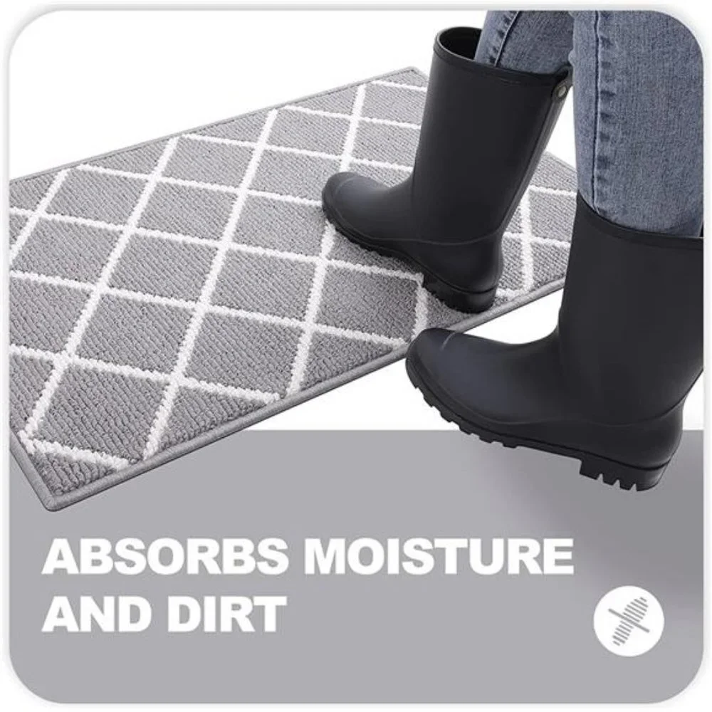 Indoor Door Mat, Non-Slip Absorbent Resist Dirt Entrance Rug, 20